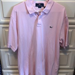 Vineyard Vines Men’s pink polo XL